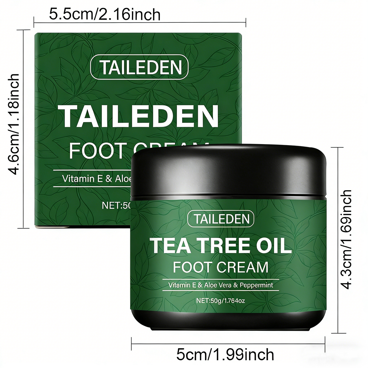 TAILEDEN™ 🌿Soothing Aloe Vera & Tea Tree Foot Moisturizer
