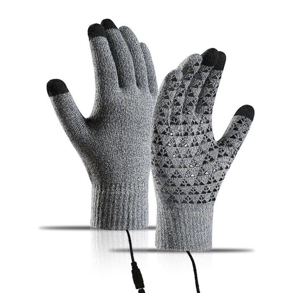 📢📢 50% OFF🔥USB Heated Touchscreen Knit Gloves