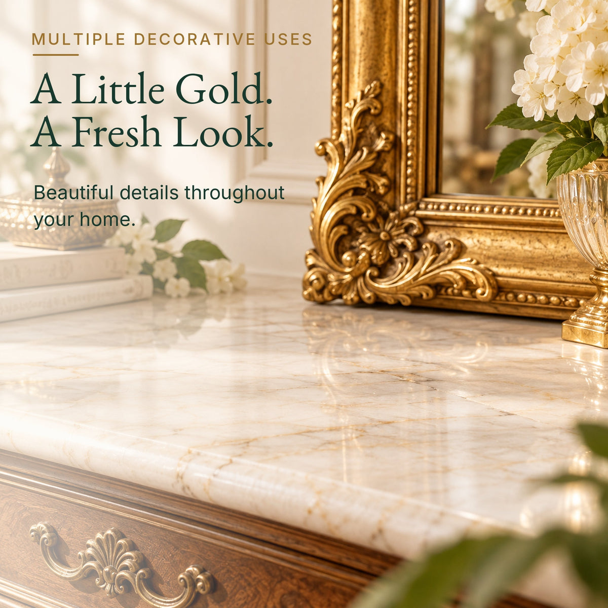 🎁 BUY 1 GET 1 FREE | Metallic Gold Touch-Up Paste: Restore Faded Gold Accents & Bring New Life to Your Furniture ✨