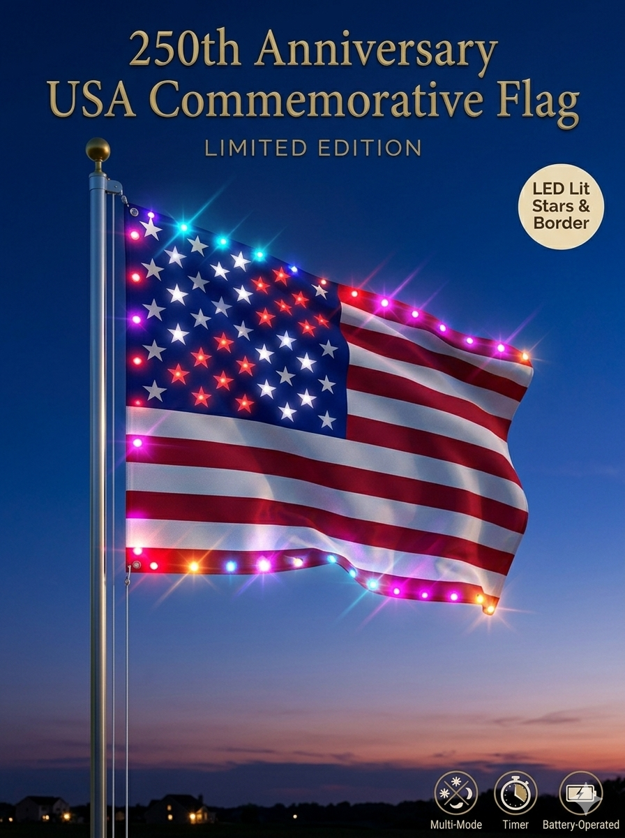 🎉250th Anniversary 🦅USA Commemorative Flag (3x5 Ft)