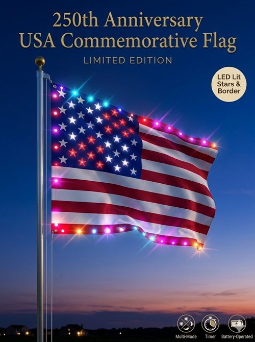 🎉250th Anniversary 🦅USA Commemorative Flag (3x5 Ft)