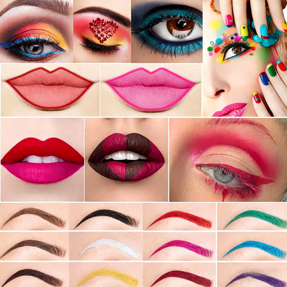 10 Colorful Gel Eyeliner Pens 🌈 Waterproof, Smooth & Long-Lasting-EV