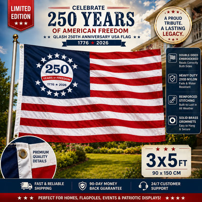 🔥Last Day 60% OFF🦅250th Anniversary USA Commemorative Flag (3x5 Ft)