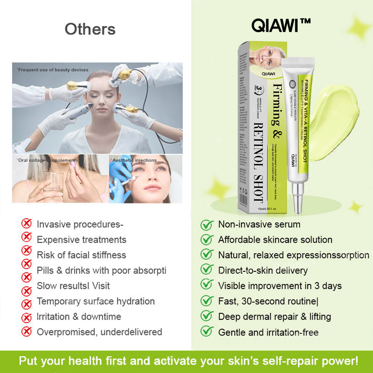✨Final 3 day 70% of !🌿QIAWI™ Firming & Vita-A Retinol Cream