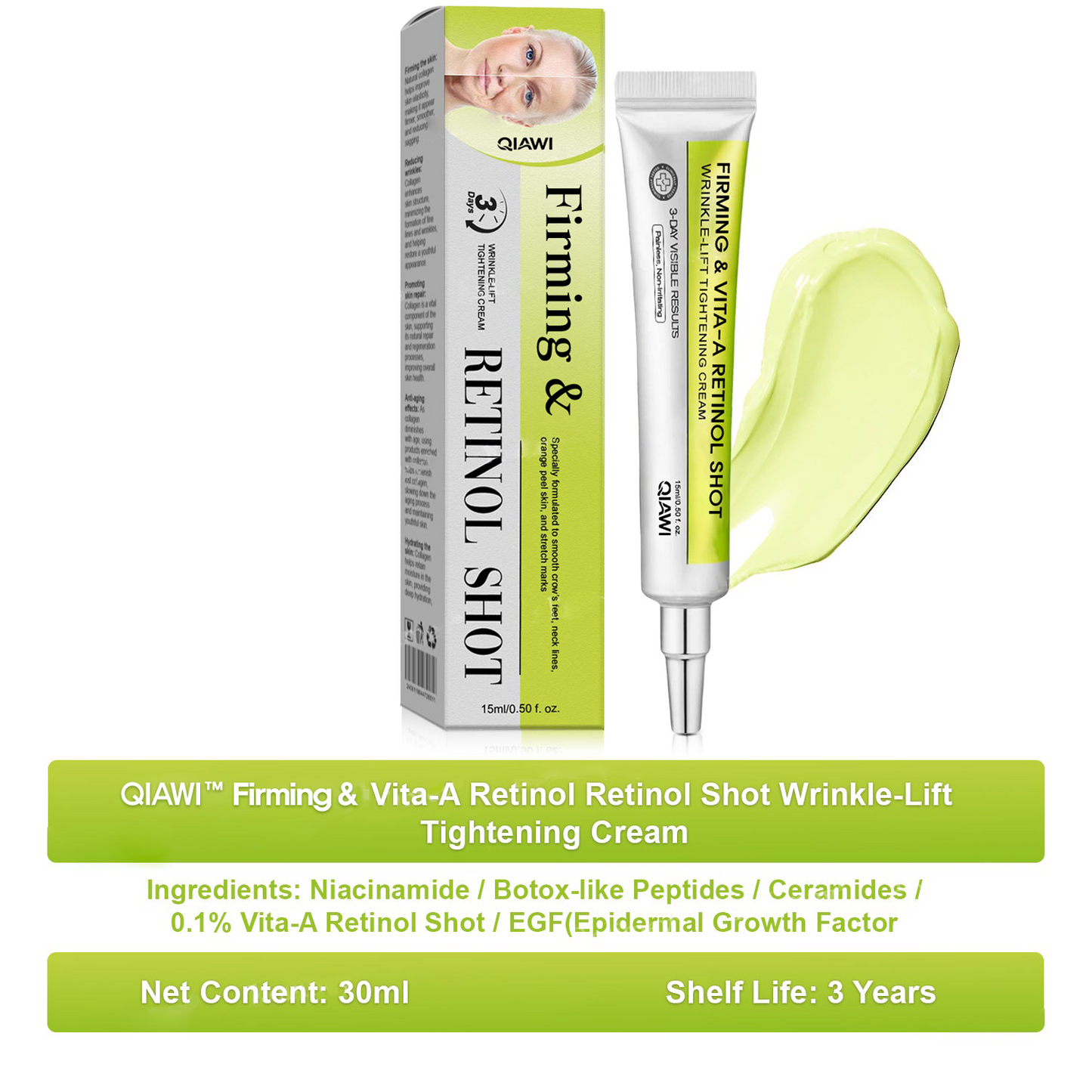 ✨Final 3 day 70% of !🌿QIAWI™ Firming & Vita-A Retinol Cream