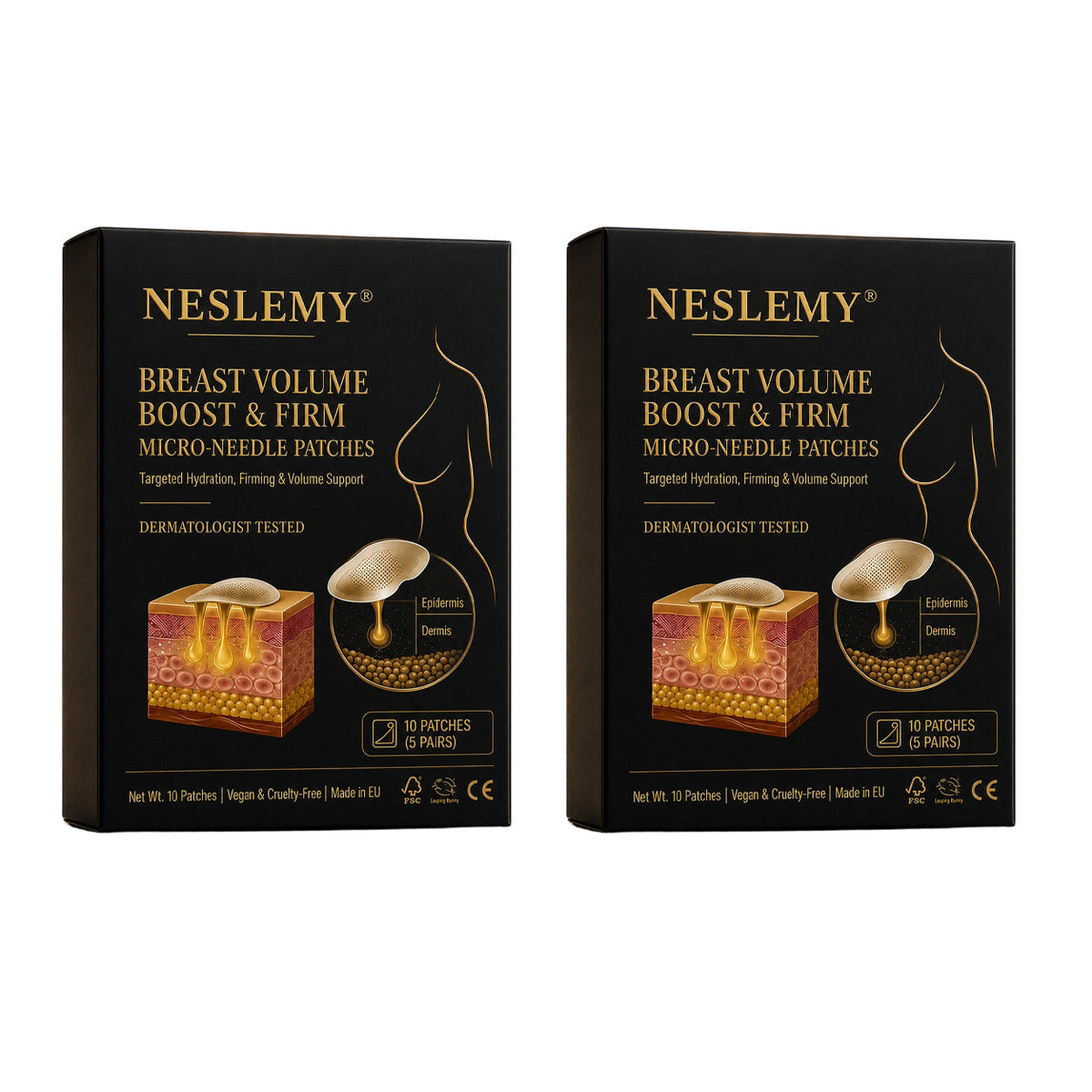 ✨ New Beauty Secret: NESLEMY® Bust & Body Micro-Tip Firming Patches 💕