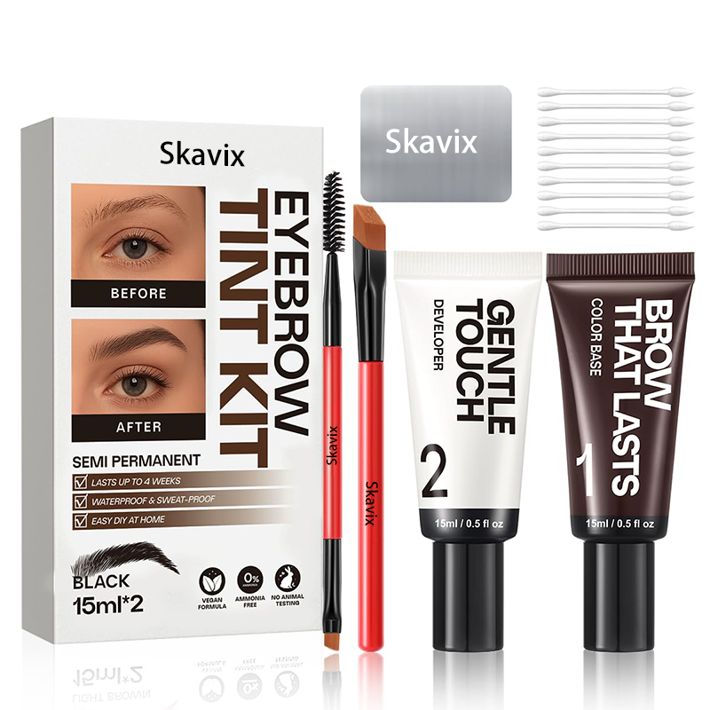 ⏰Last day: 60% off - Eyebrow Tint Kit,Long-lasting Waterproof Sweat-proof