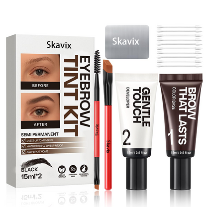 ⏰Last day: 60% off - Eyebrow Tint Kit,Long-lasting Waterproof Sweat-proof