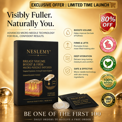 ✨ New Beauty Secret: NESLEMY® Bust & Body Micro-Tip Firming Patches 💕