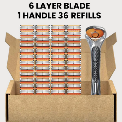 🪒 Men's Razor Blade Set | Ultra Sharp Stainless Steel Blades For Smooth Shaving
