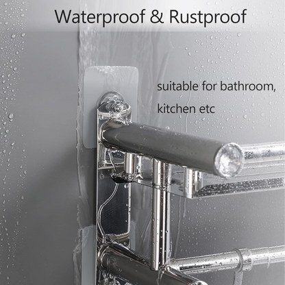 Adhesive Screw Hooks - No Drill, No Damage, Holds 5kg | Wall, Tile & Glass