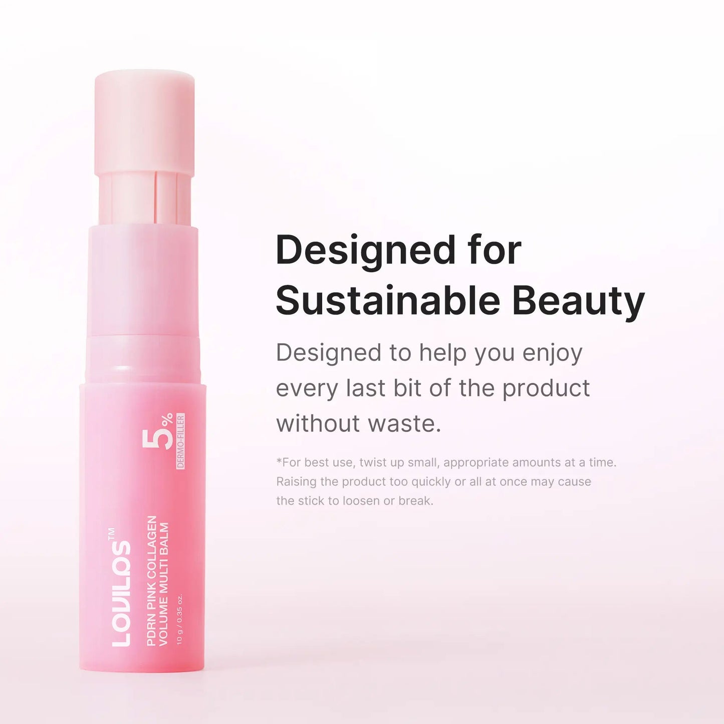 💗LOVILDS PDRN & Pink Collagen Solid Serum Multi-Stick | All-In-One Anti-Aging Volume Treatment for Face, Eyes & Neck