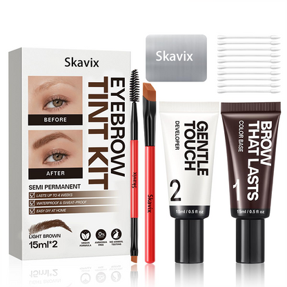 ⏰Last day: 60% off - Eyebrow Tint Kit,Long-lasting Waterproof Sweat-proof
