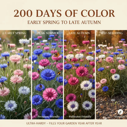 🔥LAST DAY PROMOTION - 50% OFF🌱Premium Cornflower Seeds Planting is simple tenacious vitality