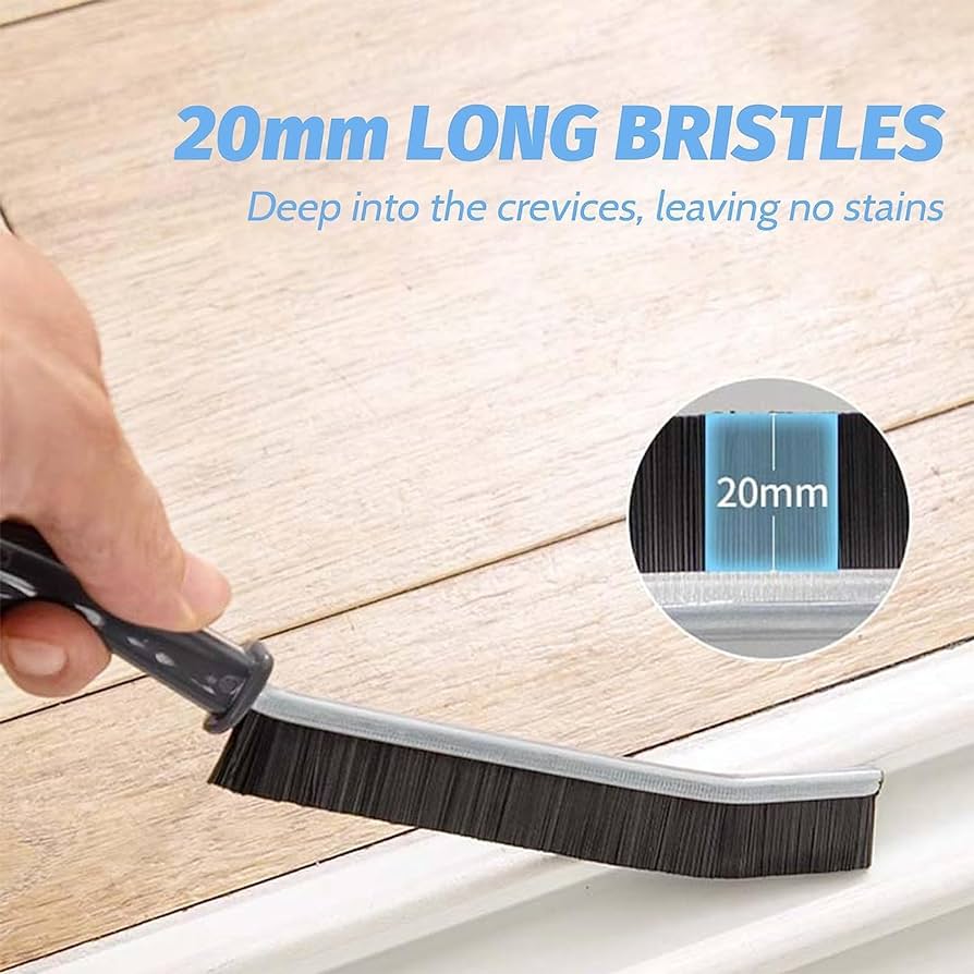 🧹 Crevice Cleaning brush，Multifunctional for Bathroom Kitchen Tiles Window Crevice Cleaning Tool
