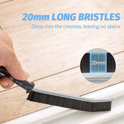 🧹 Crevice Cleaning brush，Multifunctional for Bathroom Kitchen Tiles Window Crevice Cleaning Tool