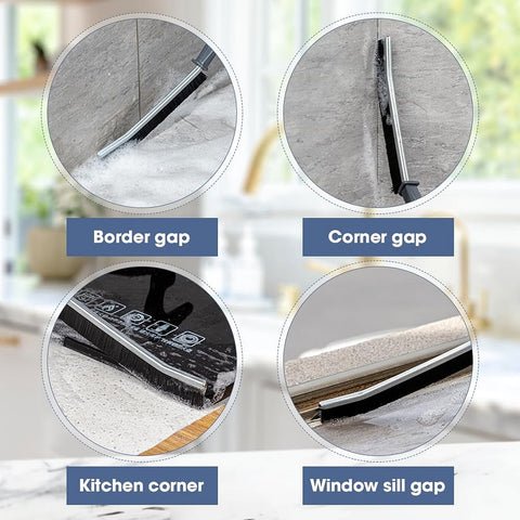🧹 Crevice Cleaning brush，Multifunctional for Bathroom Kitchen Tiles Window Crevice Cleaning Tool