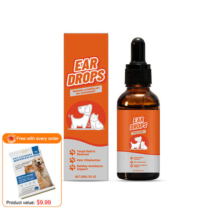 🐾BBOJI™ Natural Dog & Cat Ear mite ear drops for Itching & Wax Build-Up