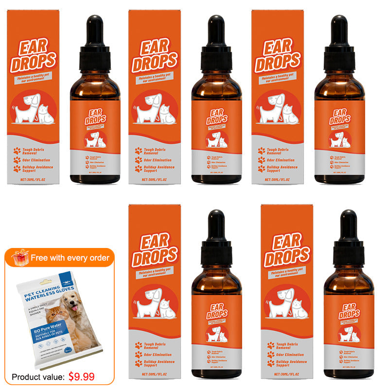 🐾BBOJI™ Natural Dog & Cat Ear mite ear drops for Itching & Wax Build-Up