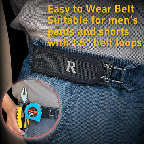 🔥No-Buckle Soft Adjustable Side Tactical Belt Belt for Men & Women