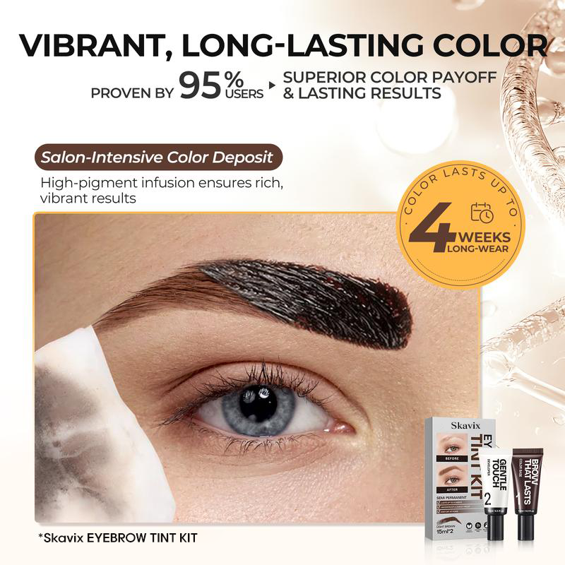 ⏰Last day: 60% off - Eyebrow Tint Kit,Long-lasting Waterproof Sweat-proof