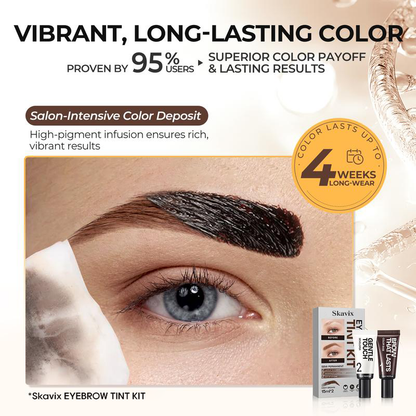 ⏰Last day: 60% off - Eyebrow Tint Kit,Long-lasting Waterproof Sweat-proof