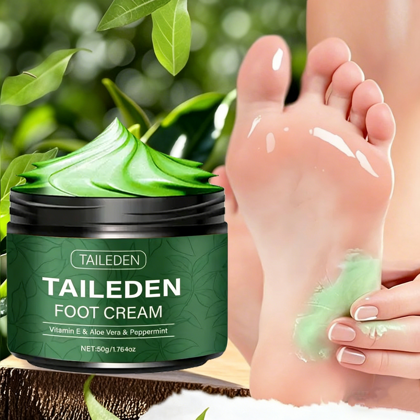 TAILEDEN™ 🌿Soothing Aloe Vera & Tea Tree Foot Moisturizer