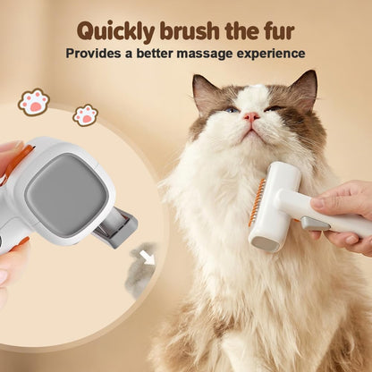 🔥2-in-1 Pet Self-Detangling & Grooming Comb, Deshedding Tool & Dematting Comb for Long or Short Hair