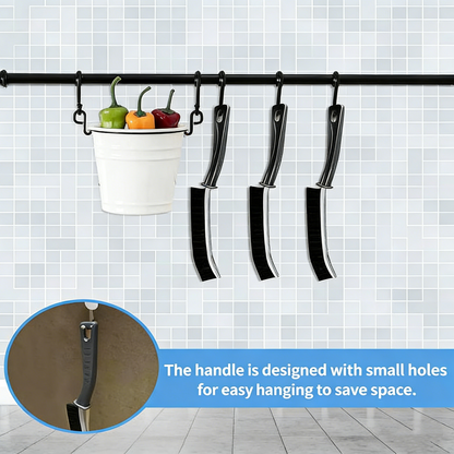 🧹 Crevice Cleaning brush，Multifunctional for Bathroom Kitchen Tiles Window Crevice Cleaning Tool