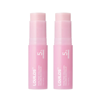 💗LOVILDS PDRN & Pink Collagen Solid Serum Multi-Stick | All-In-One Anti-Aging Volume Treatment for Face, Eyes & Neck