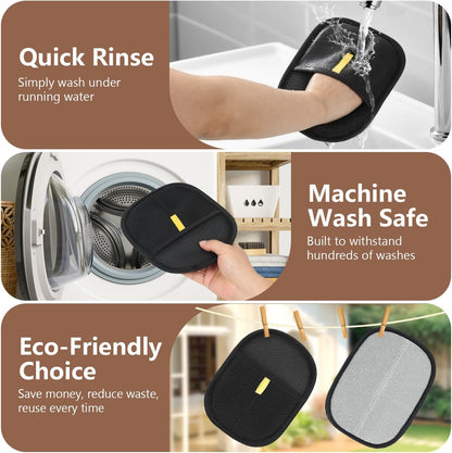 🔥Upgrade Pet Hair Remover Electrostatic Gloves, Reusable Pet Hair Removal Glove