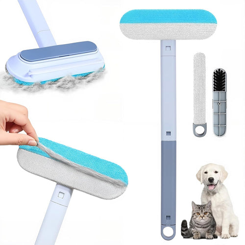 🔥 Final 1 Day: 55%OFF | Upgraded Reusable Pet 4 in 1 Hair Remover Brush – Extra-Long Handle Lint Cleaner