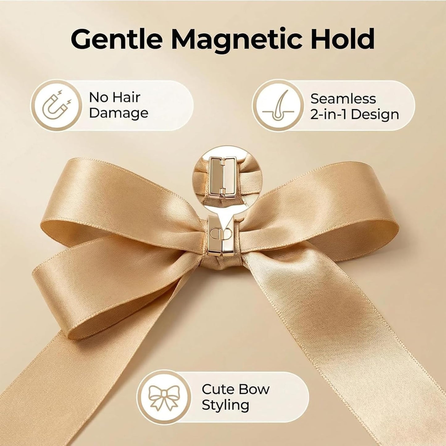 🔥 2-in-1 Bow-shaped Strong Magnetic Clip 🎀