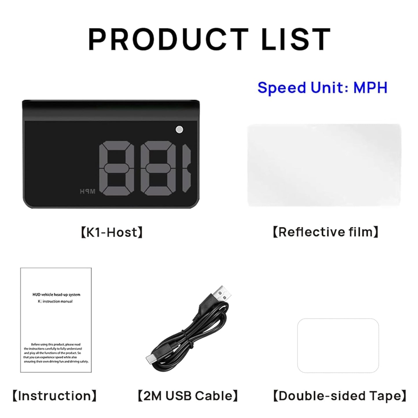 ✨Hot Sale 40% OFF🚘Head up Display Car GPS Digital Speedometer