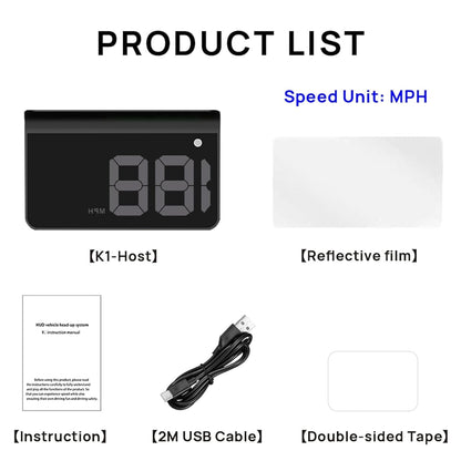 ✨Hot Sale 40% OFF🚘Head up Display Car GPS Digital Speedometer