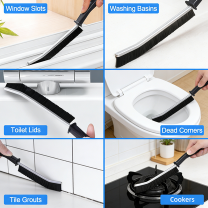 🧹 Crevice Cleaning brush，Multifunctional for Bathroom Kitchen Tiles Window Crevice Cleaning Tool