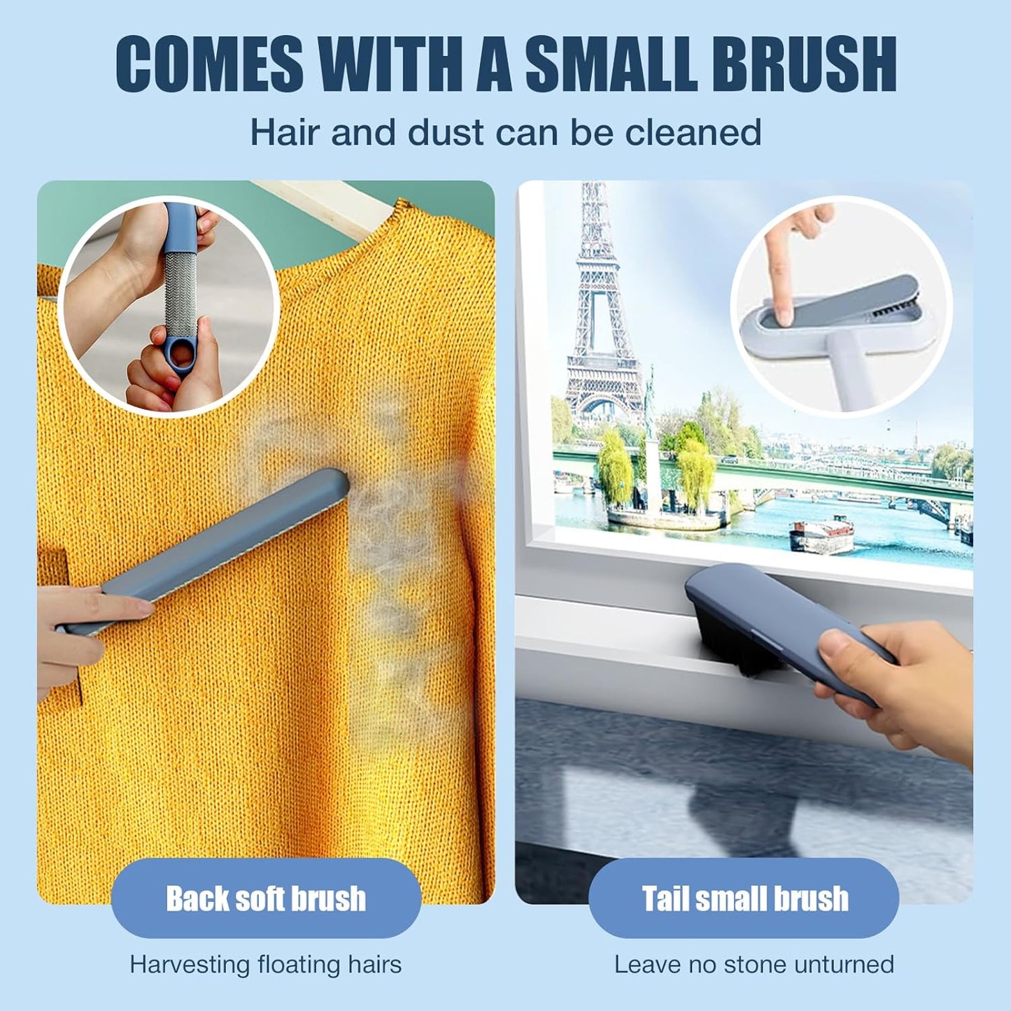 🔥 Final 1 Day: 55%OFF | Upgraded Reusable Pet 4 in 1 Hair Remover Brush – Extra-Long Handle Lint Cleaner