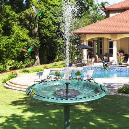 ⛲️Solar Powered Bird Bath Fountain Pump， 1.5W Solar Panel Kit Water Pump