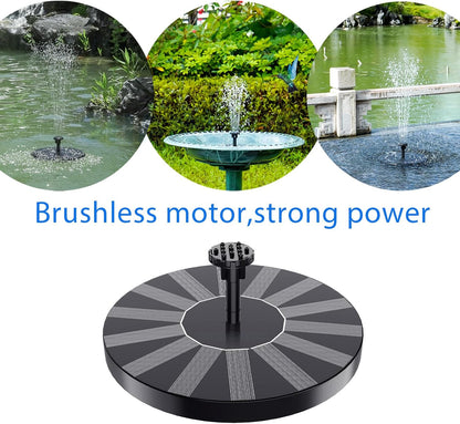 ⛲️Solar Powered Bird Bath Fountain Pump， 1.5W Solar Panel Kit Water Pump