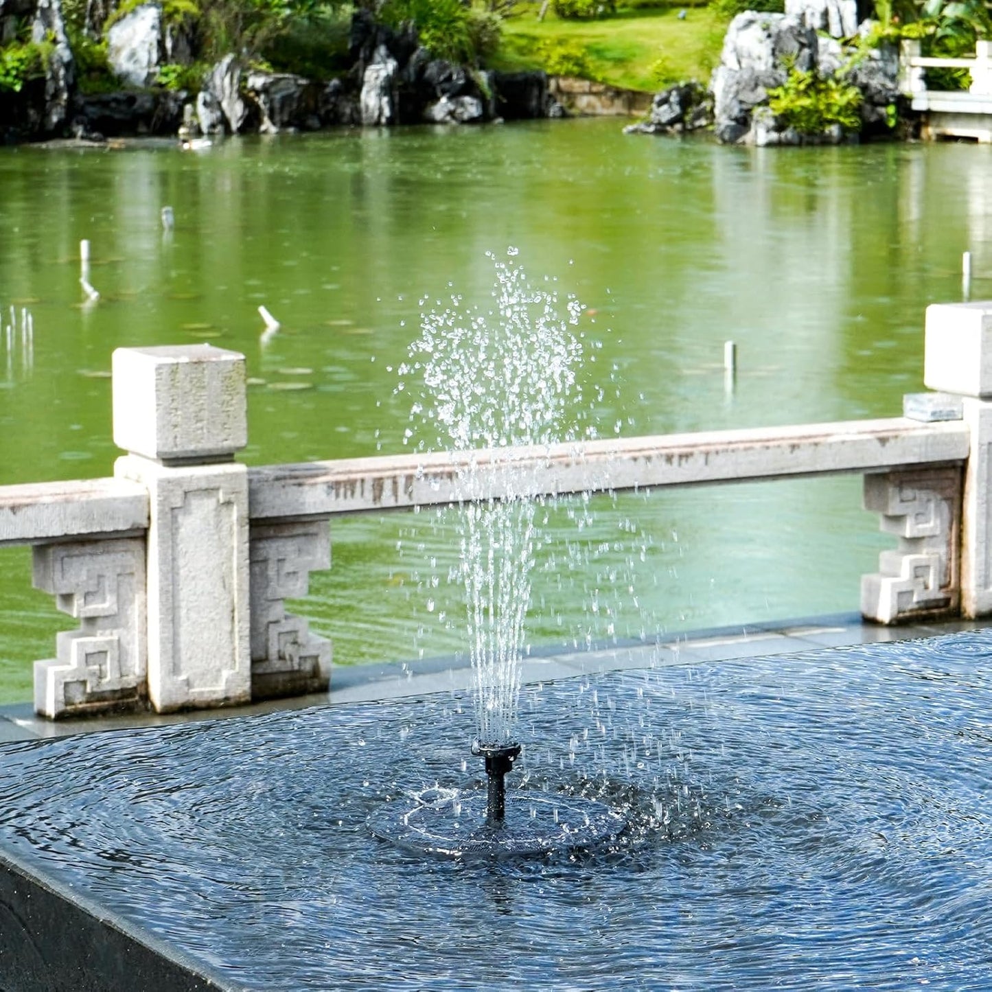 ⛲️Solar Powered Bird Bath Fountain Pump， 1.5W Solar Panel Kit Water Pump