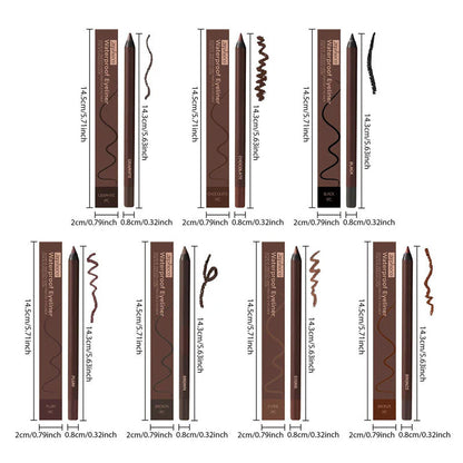 🎨Waterproof Beachproof Gel Liner, 24 Hr Waterproof Eyeliner, No Fading, Smooth And Easy To Color