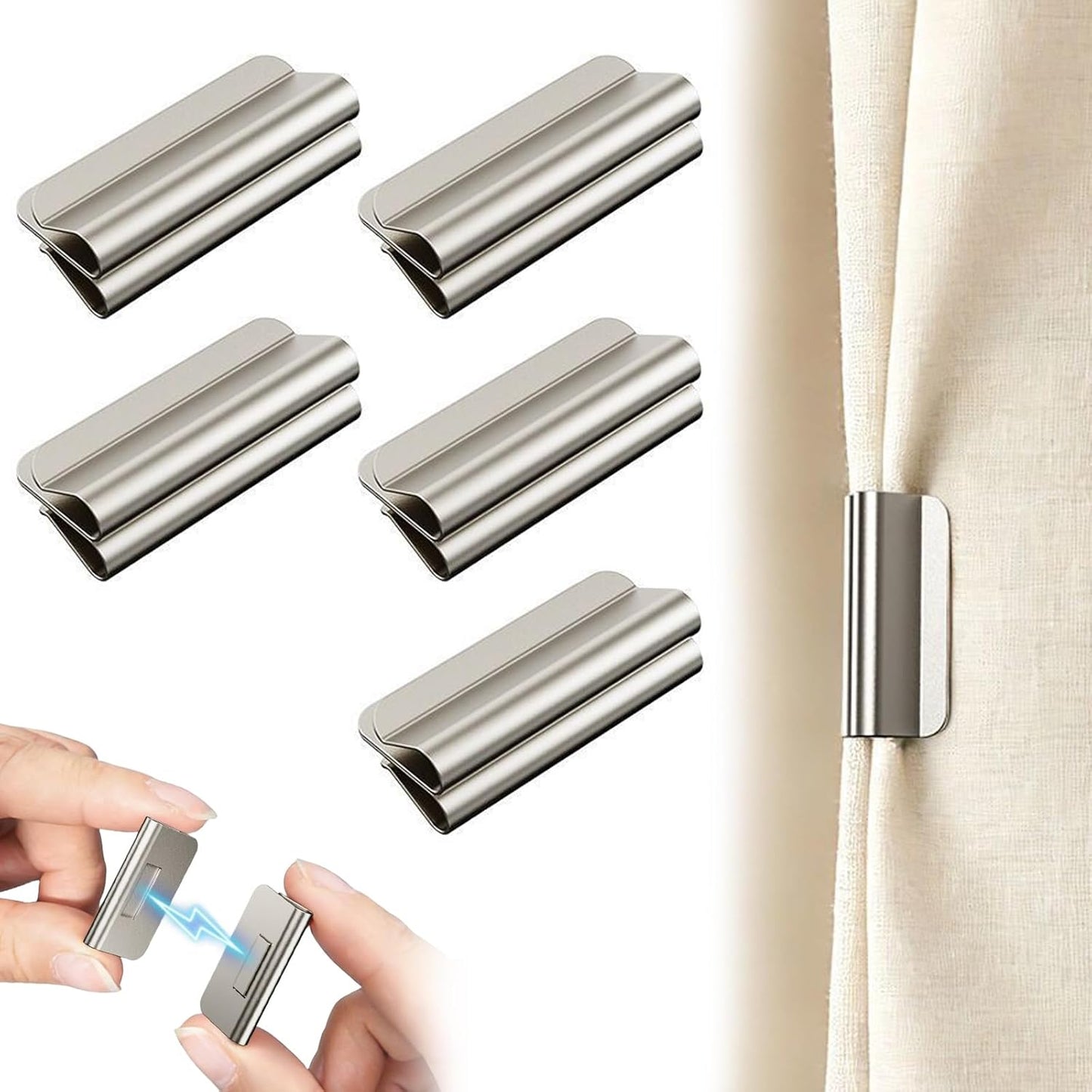Magnetic Blackout Curtain Clips