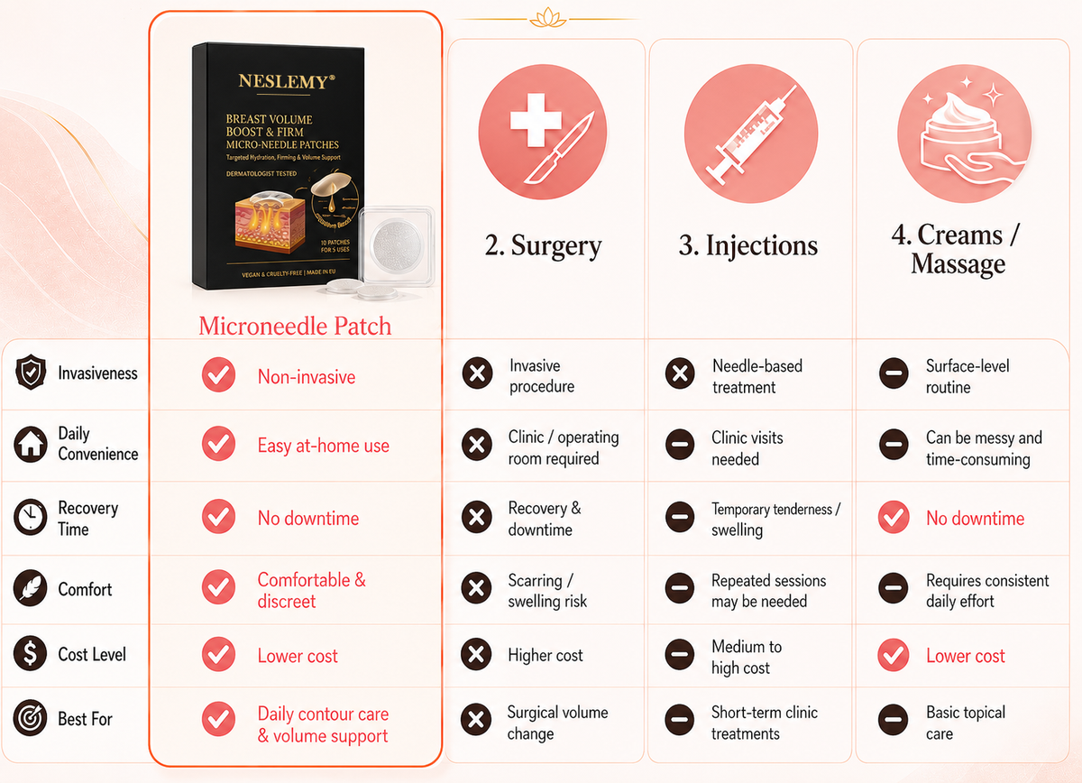 ✨ New Beauty Secret: NESLEMY® Bust & Body Micro-Tip Firming Patches 💕