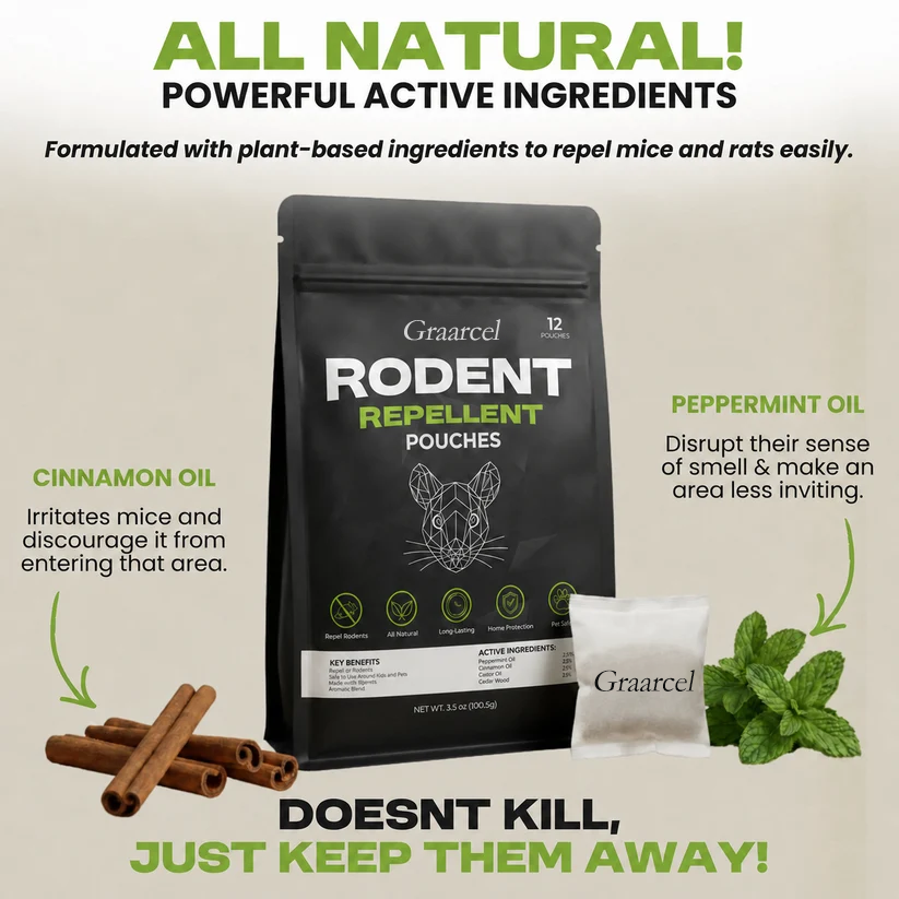 Graarcel® Natural Rodent Repellent Pouches