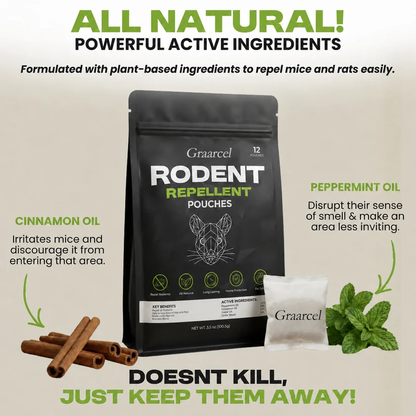 Graarcel® Natural Rodent Repellent Pouches