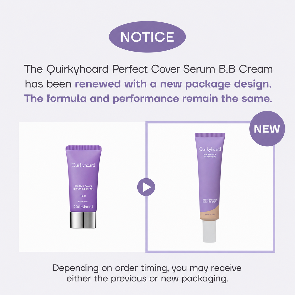 Quirkyhoard™ Perfect Cover Serum BB Cream (35ml) ACE 2