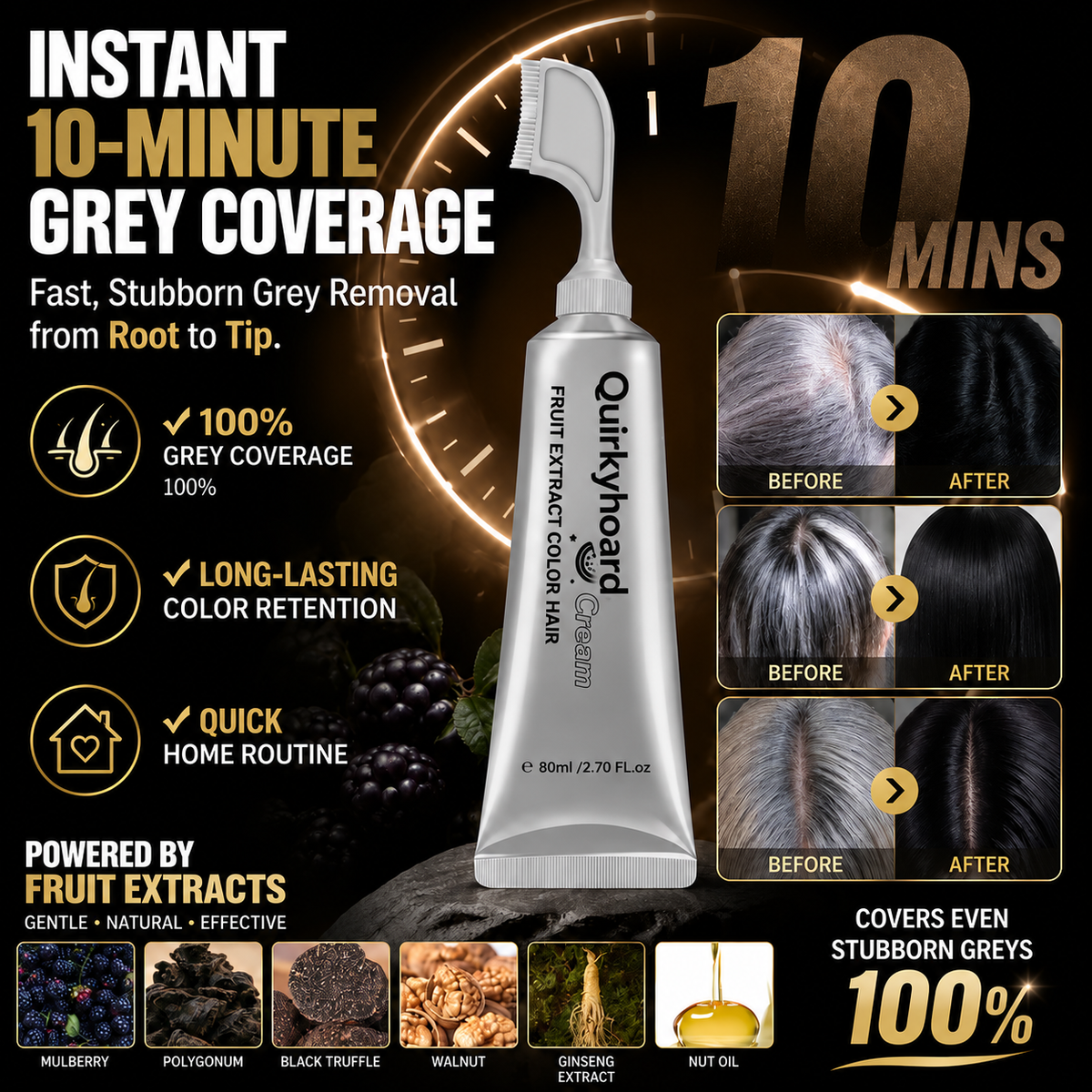 📢📢BUY 2 GET 1 FREE !! ⏰Vibrant, Long-Lasting Hair Color (With ZERO Damage!) ✨