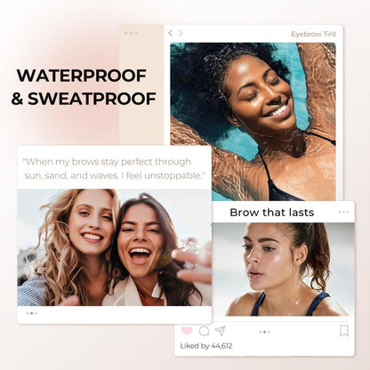 ⏰Last day: 60% off - Eyebrow Tint Kit,Long-lasting Waterproof Sweat-proof