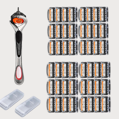 🪒 Men's Razor Blade Set | Ultra Sharp Stainless Steel Blades For Smooth Shaving
