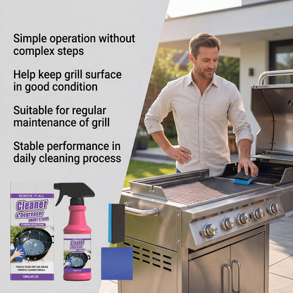 🔥Hot Sale 60% OFF🧽2026 Upgrade Heavy Duty Grill Grease Destroyer Spray Set